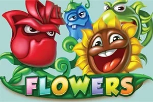 Flowers slot game artwork