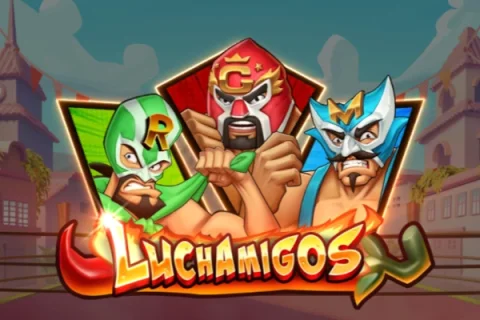 Luchamigos slot game artwork