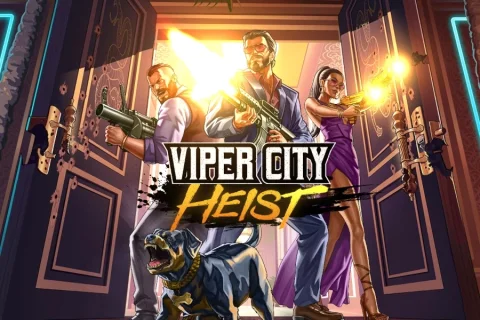 Viper City Heist slot game artwork